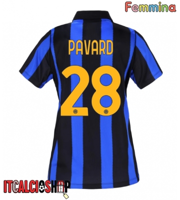Inter Milan Benjamin Pavard #28 Prima Maglia Femmina 2026-27 Manica Corta